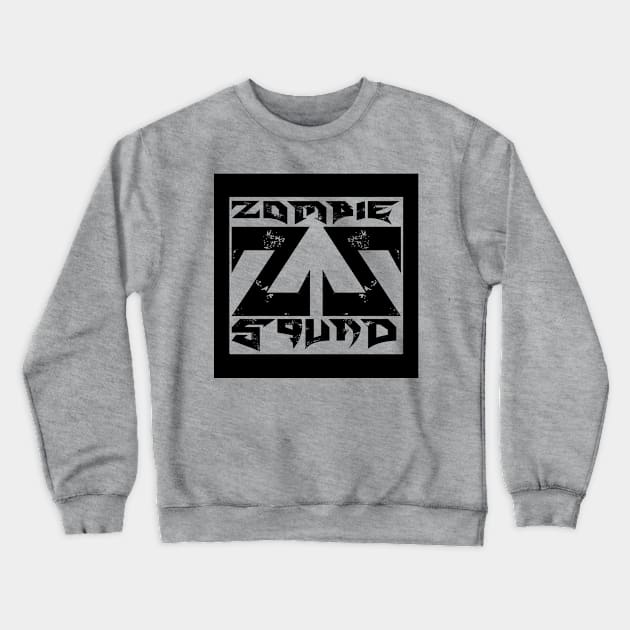 Zombie Squad ZS Blade (Black) Crewneck Sweatshirt by Zombie Squad Clothing